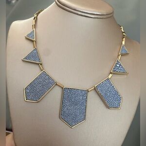 House of Harlow station bib necklace
